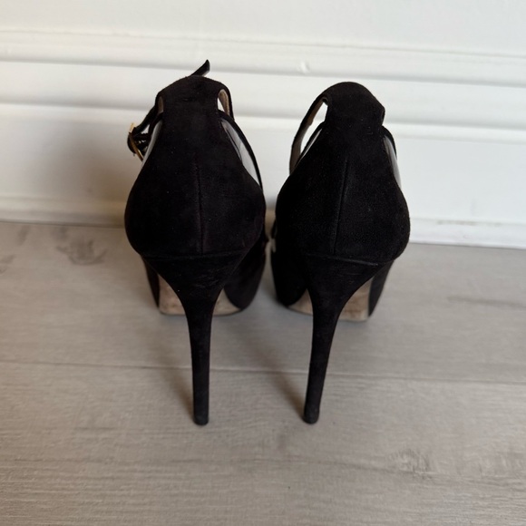 Black heels suede and pvc jimmy choo - Picture 8 of 10